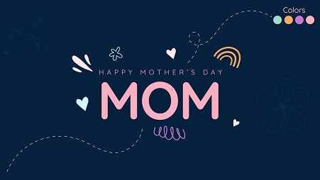 Aesthetic and Cute Happy Mother's Day Template