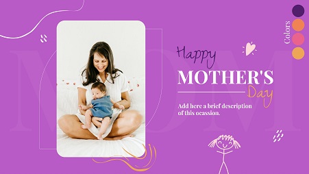 Cute Mother's Day Template to Honor the Moms in Your Life